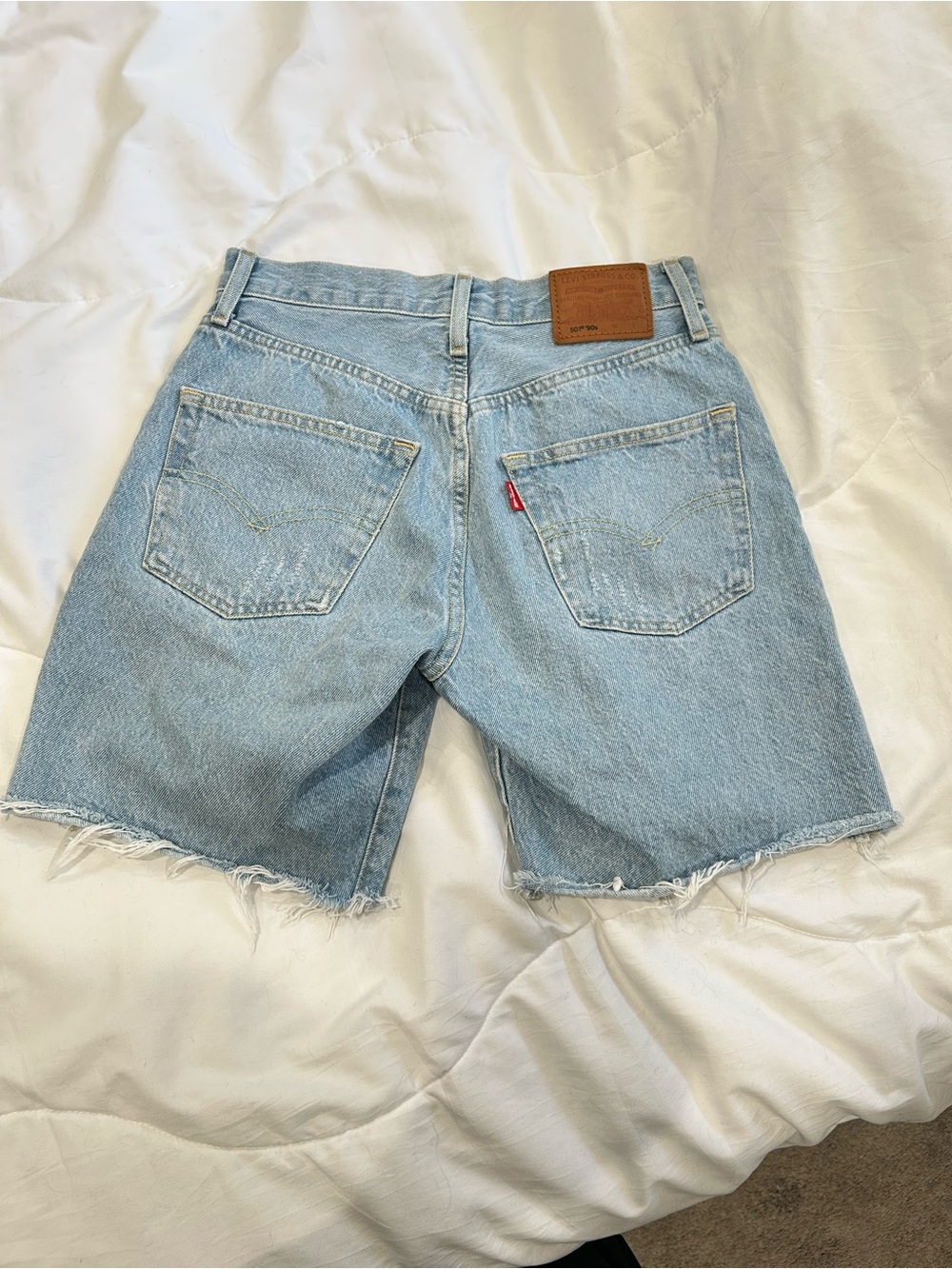 Levi’s 90’s 501 Blue Denim Cutoff Shorts